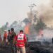 PMI Kabupaten Bulungan Turut Andil dalam Pemadaman Kebakaran Hutan di Desa Mangkupadi