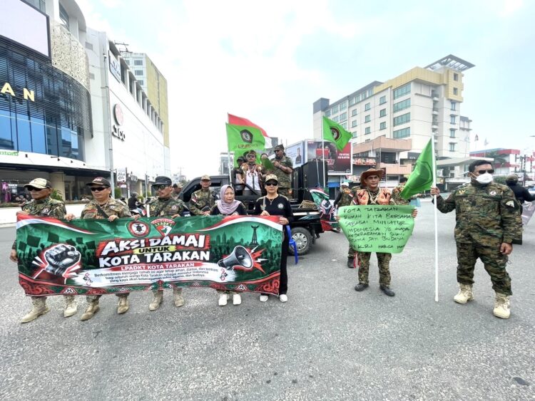 LPADKT Tarakan Gelar Aksi Damai, Tolak Provokasi dan Isu SARA