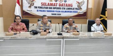 Polres Tarakan Ikuti Penelitian Rekonstruksi Model Pemolisian Berbasis Manajemen Risiko dalam Penanganan Bencana