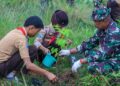 Kodim 0907/Tarakan Tanam Pohon, Wujudkan Kepedulian Lingkungan di Juata Permai