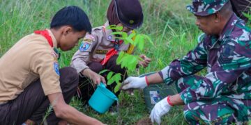 Kodim 0907/Tarakan Tanam Pohon, Wujudkan Kepedulian Lingkungan di Juata Permai
