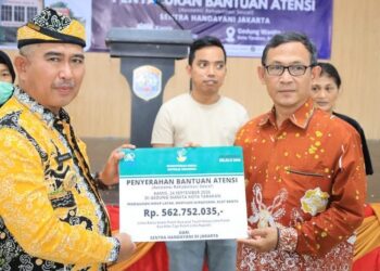 Wali Kota Tarakan Serahkan Bantuan ATENSI Kemensos kepada 178 PPKS
