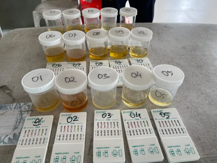 BNNP Kaltara Lakukan Tes Urine Acak di Pelabuhan Tengkayu I, 15 Orang Clear