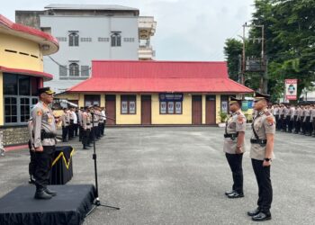 Polres Tarakan Gelar Serah Terima Jabatan Kapolsek Tarakan Utara
