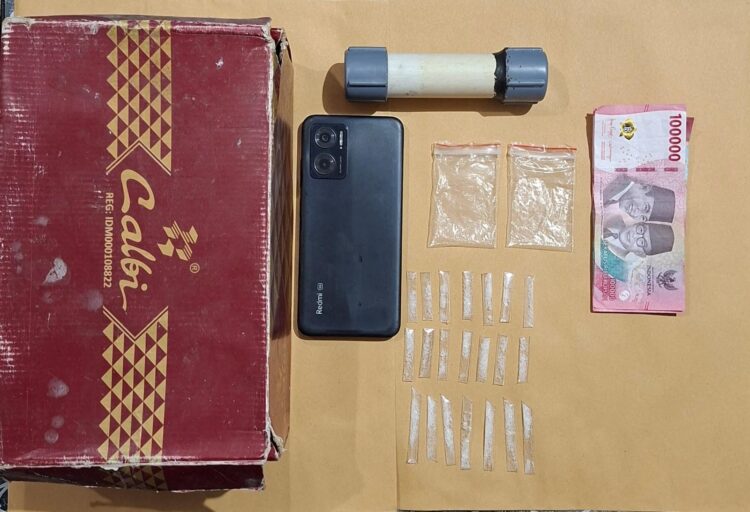 Polres Tarakan Ungkap Peredaran Narkotika, 21 Paket Sabu Diamankan