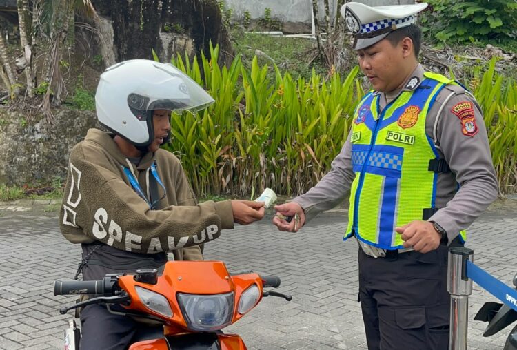 Satlantas Tarakan Utamakan Edukasi, Pelanggaran Pengendara Relatif Ringan
