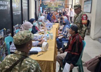 TMMD Ke-130 Tarakan Dekatkan Layanan Kesehatan dan Edukasi KB kepada Masyarakat