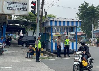 Kapolres Tarakan Pantau Strong Point Pagi, Pastikan Lalu Lintas Lancar dan Aman