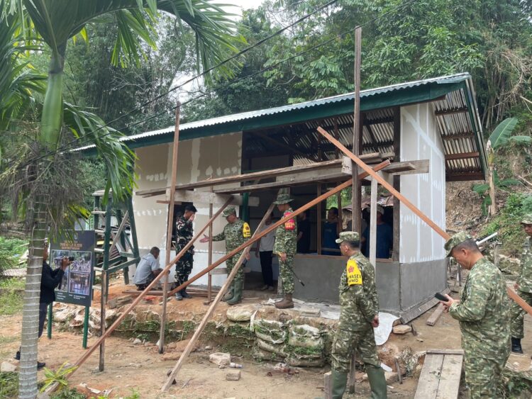 Tim Wasev Mabesad Pantau Progres Pembangunan dan Sasaran TMMD Ke-130 di Tarakan