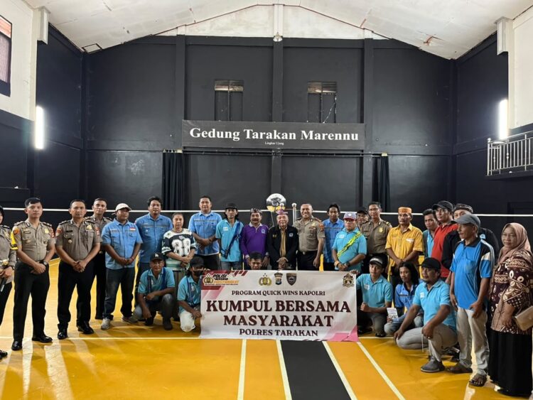 Kapolres Tarakan Serap Aspirasi Warga Lingkas Ujung Lewat Program Quick Wins