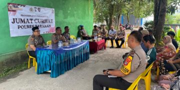 Kapolres Tarakan Gelar Jumat Curhat Bersama Warga RT 67 Karang Anyar
