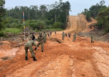 Progres Jalan TMMD Ke-130 Tarakan Capai 2 Kilometer, Satgas Benahi Tanjakan dan Drainase