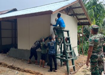 TMMD Ke-130 Tarakan Rampungkan Satu Sumur Bor, Empat RTLH Masih Dikerjakan