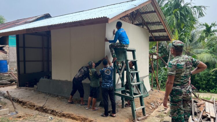 TMMD Ke-130 Tarakan Rampungkan Satu Sumur Bor, Empat RTLH Masih Dikerjakan
