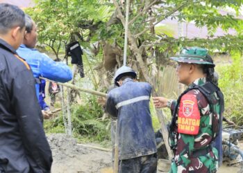TMMD Ke-130 Kodim Tarakan Bangun Lima Sumur Bor, Sasar 755 Jiwa