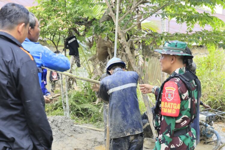 TMMD Ke-130 Kodim Tarakan Bangun Lima Sumur Bor, Sasar 755 Jiwa