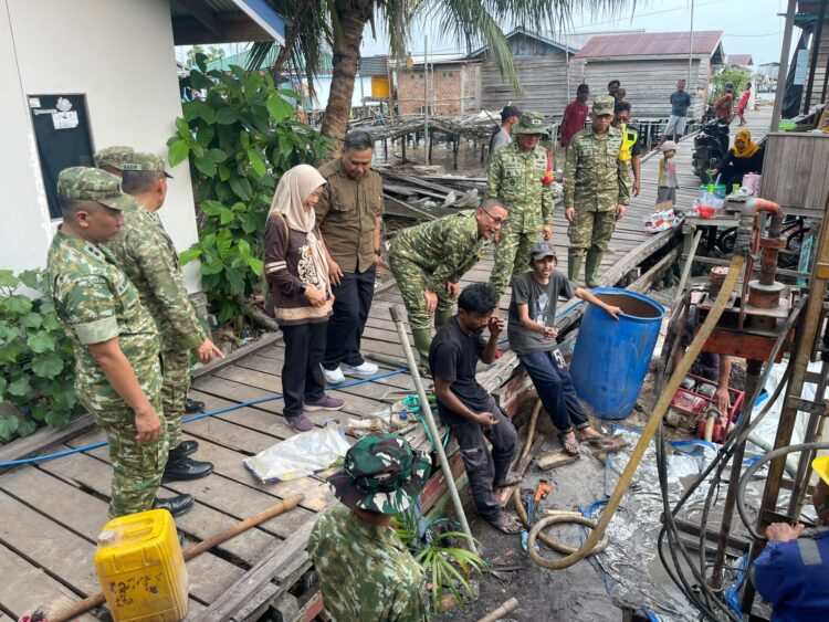 Dansatgas TMMD Tarakan Ajak Warga Manfaatkan Sumur Bor dan Aktif Berkoordinasi dengan Babinsa