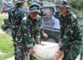 TMMD Ke-130 Kodim Tarakan Mulai Bedah Rumah Tidak Layak Huni Milik Warga Pamusian