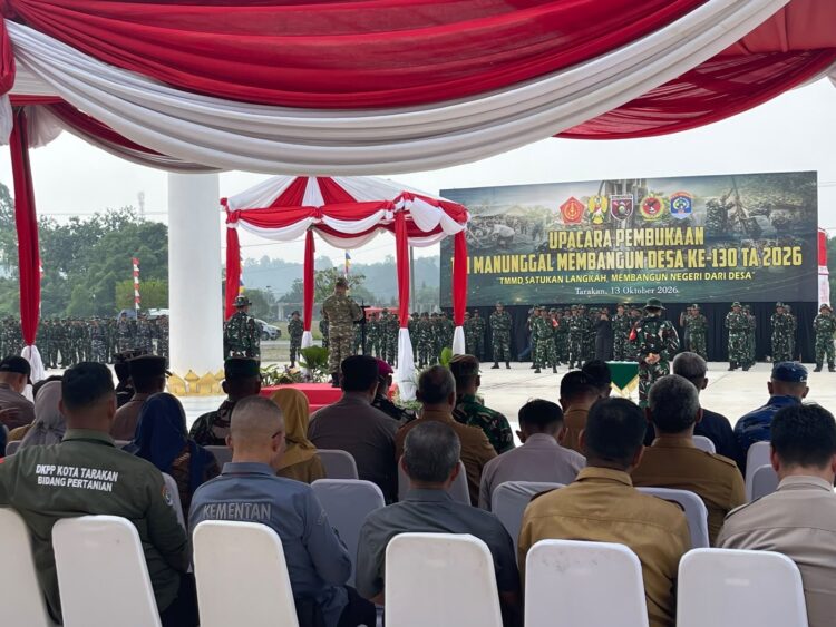Wali Kota Tarakan Apresiasi TMMD ke-130, Dorong Percepatan Pembangunan dan Gotong Royong