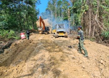 Progres Jalan TMMD Ke-130 Kodim Tarakan Capai 63 Persen, Tembus Pantai Amal
