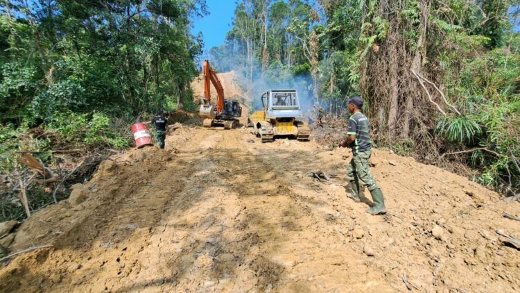Progres Jalan TMMD Ke-130 Kodim Tarakan Capai 63 Persen, Tembus Pantai Amal