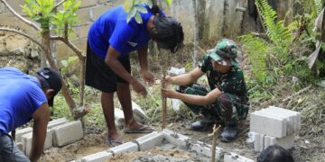 Babinsa Serka Arifin Dampingi Pembangunan Sumur Bor TMMD, Dukung Kebutuhan Air Bersih Warga