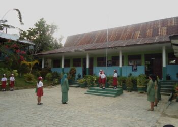 Rehabilitasi SD 037 Gunung Bata Sasar Atap hingga Struktur Bangunan