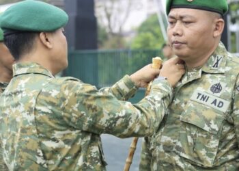 14 Prajurit Kodim 0907/Tarakan Naik Pangkat, Dandim: Tanggung Jawab Semakin Besar