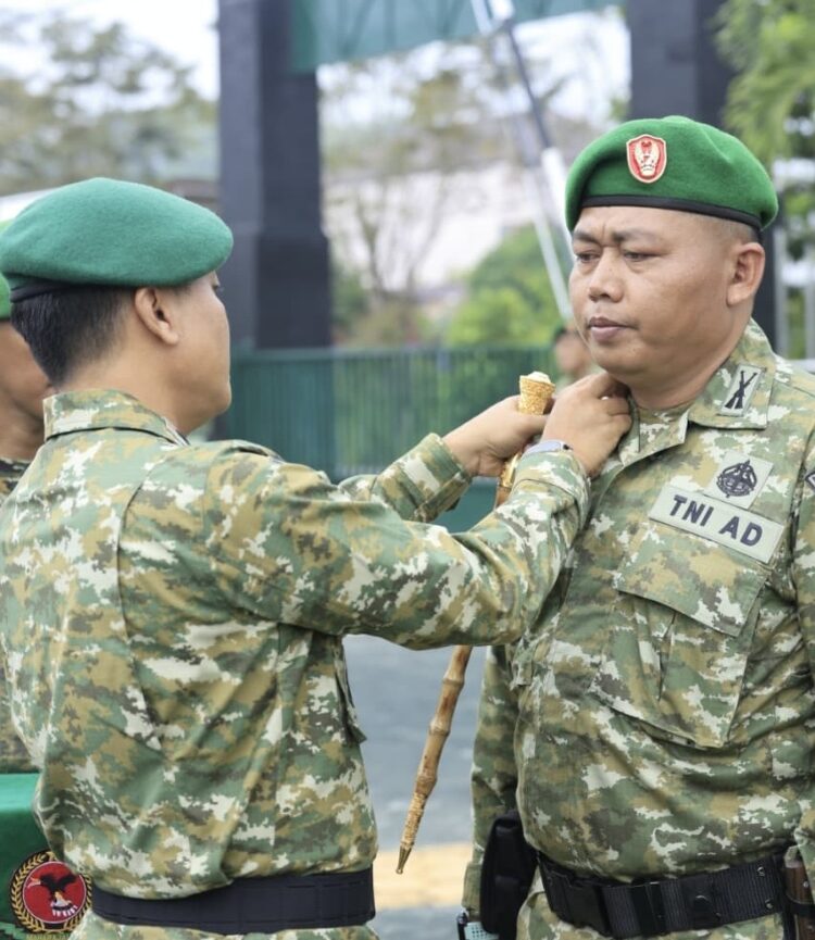 14 Prajurit Kodim 0907/Tarakan Naik Pangkat, Dandim: Tanggung Jawab Semakin Besar