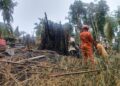 PMK Tarakan Respons Cepat Kebakaran Sampah di Marconi, Akses Gang Sempit Jadi Evaluasi