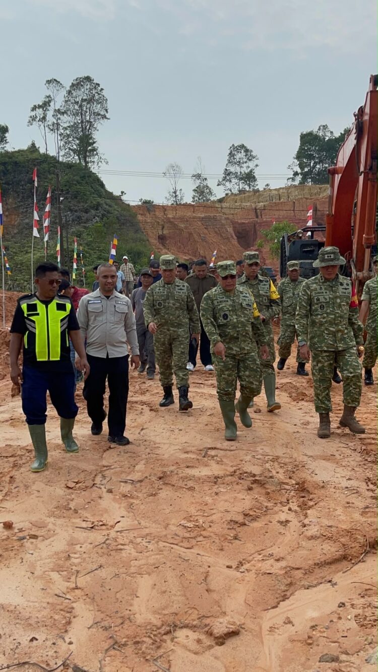Wasev Mabes TNI AD Tekankan Drainase dan Mitigasi Rawa dalam TMMD Ke-130 Tarakan